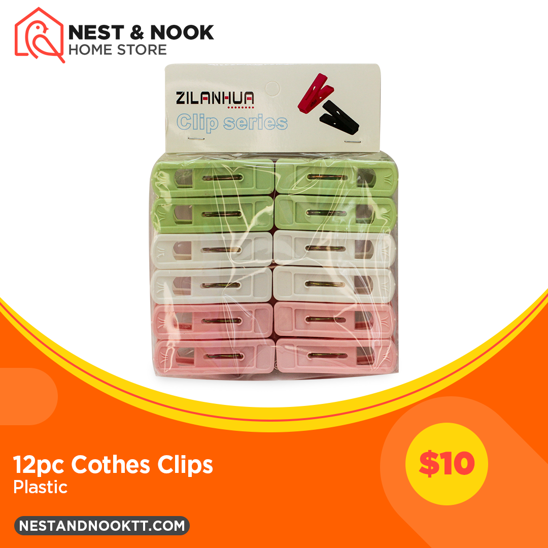 12pc Clothes Clips