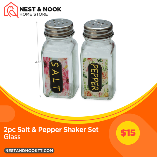 2pc Salt & Pepper Shaker Set