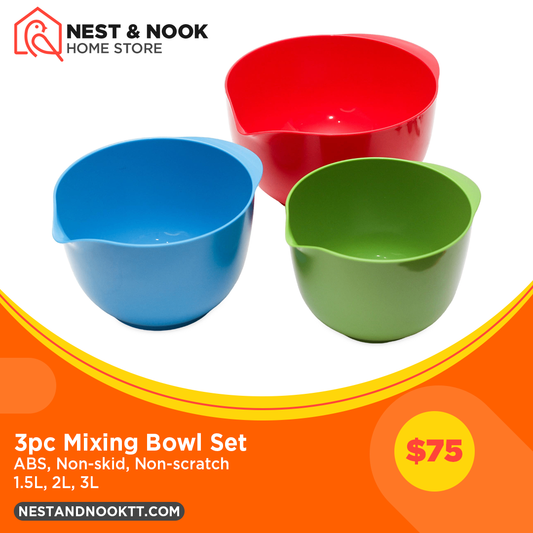 3pc Mixing Bowl Set