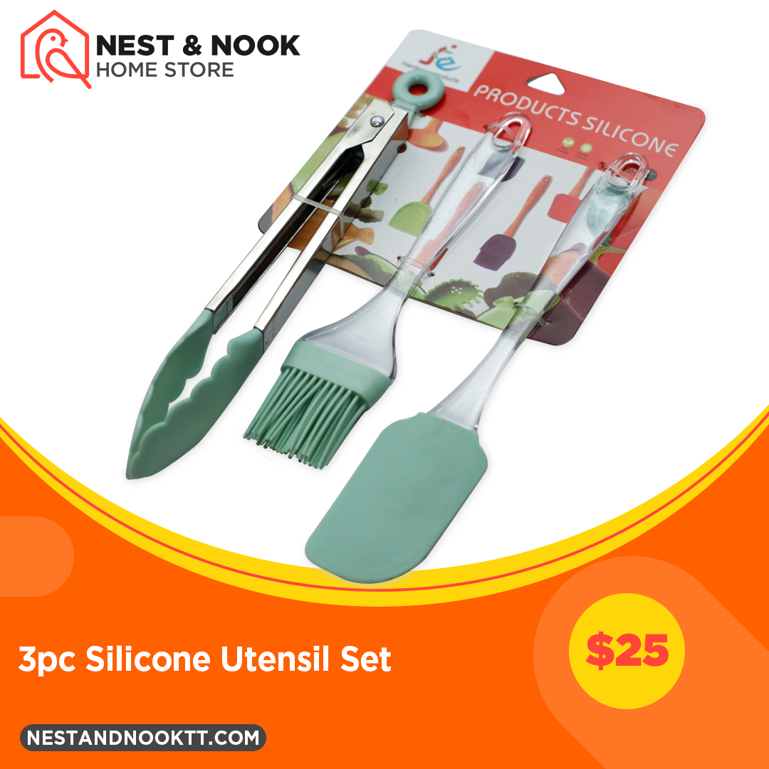 3pc Silicone Utensil Set