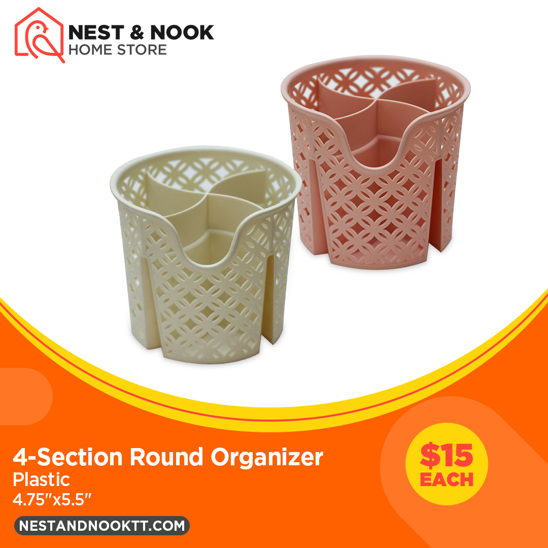 4-Section Round Organizer