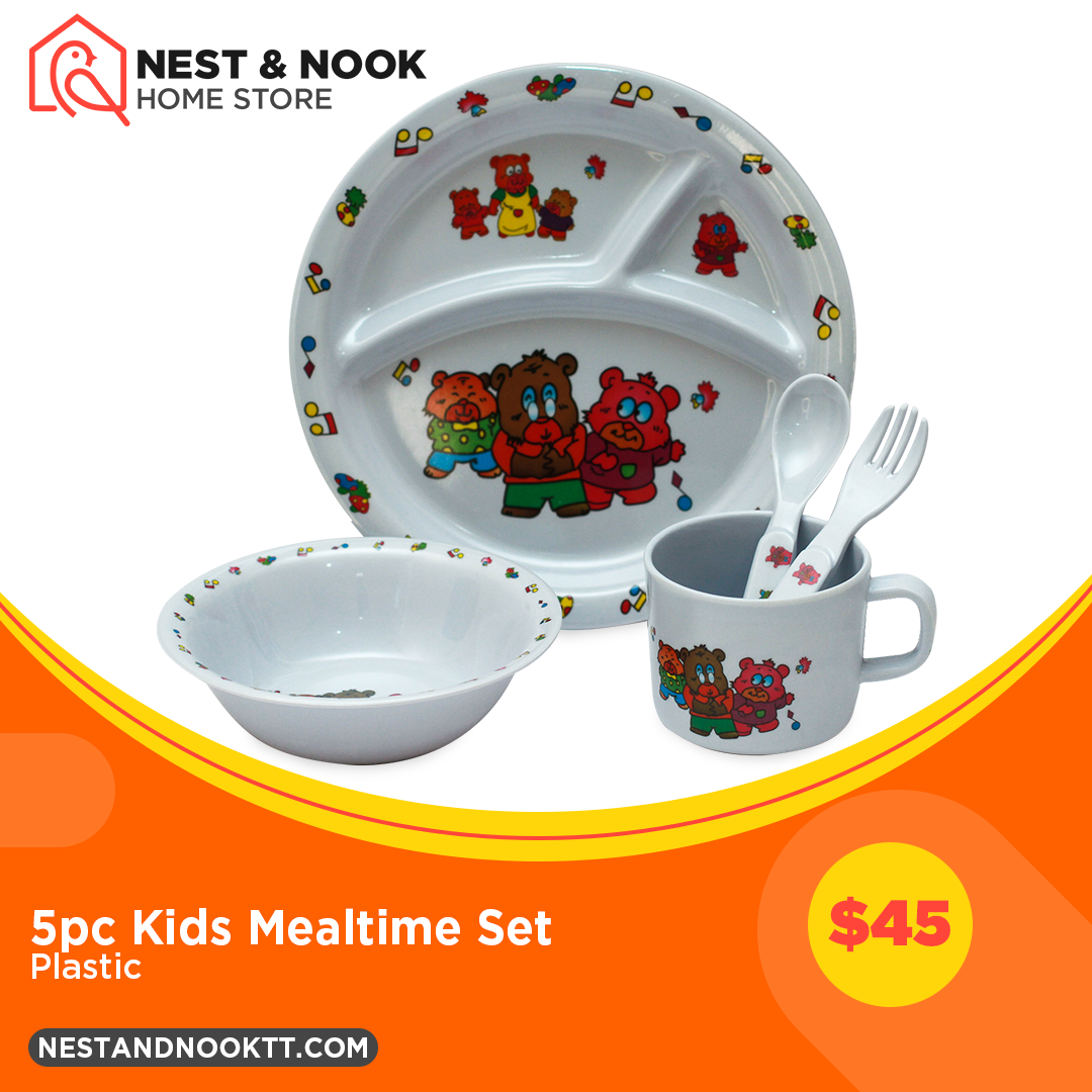 5pc Kids Mealtime Set