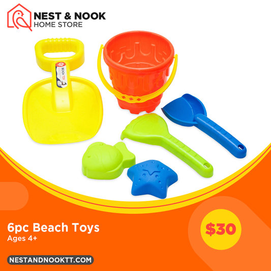6pc Beach Toys