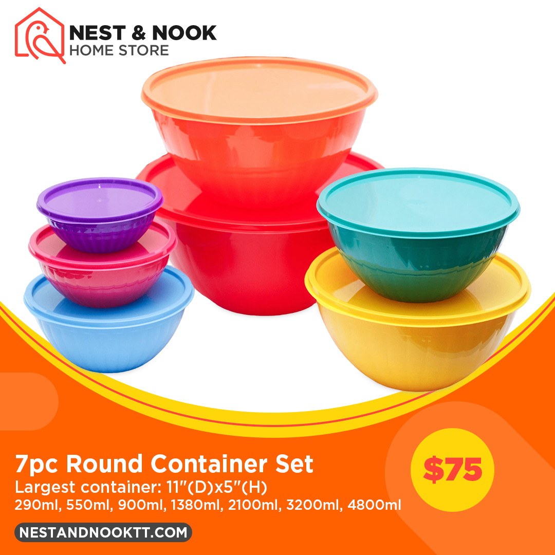 7pc Round Container Set