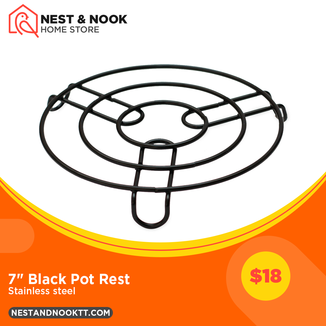 Black pot rest