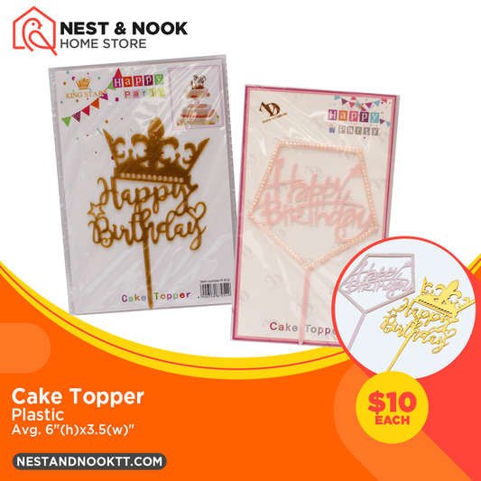 Happy Birthday Cake Topper