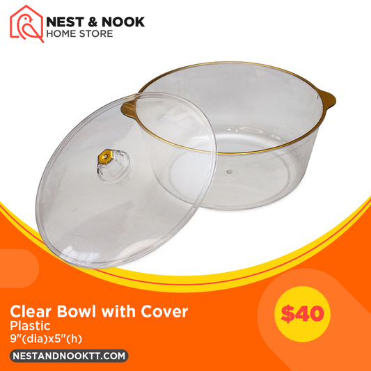Clear Bowl with Cover