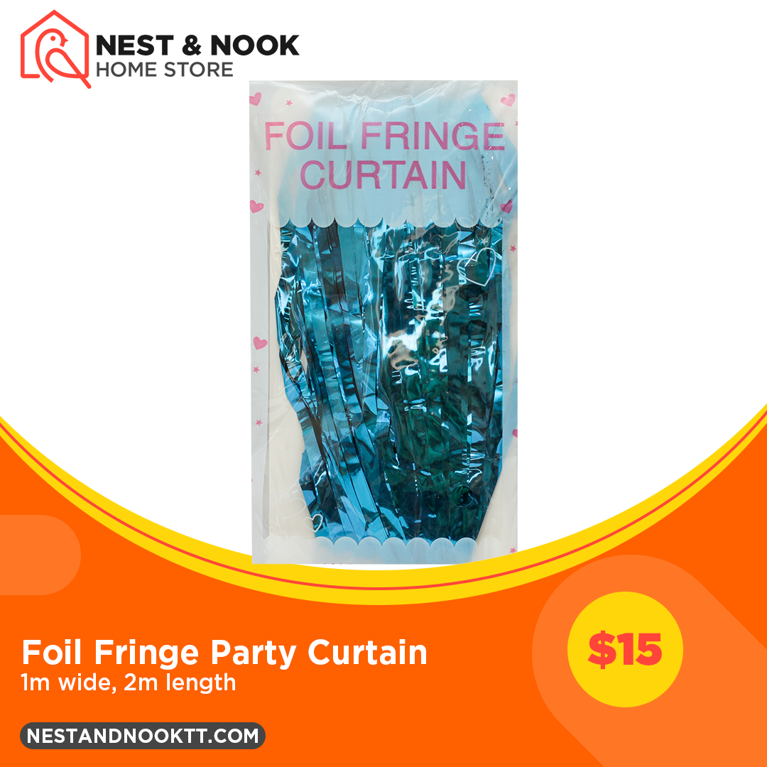 Foil Fringe Party Backdrop Curtain