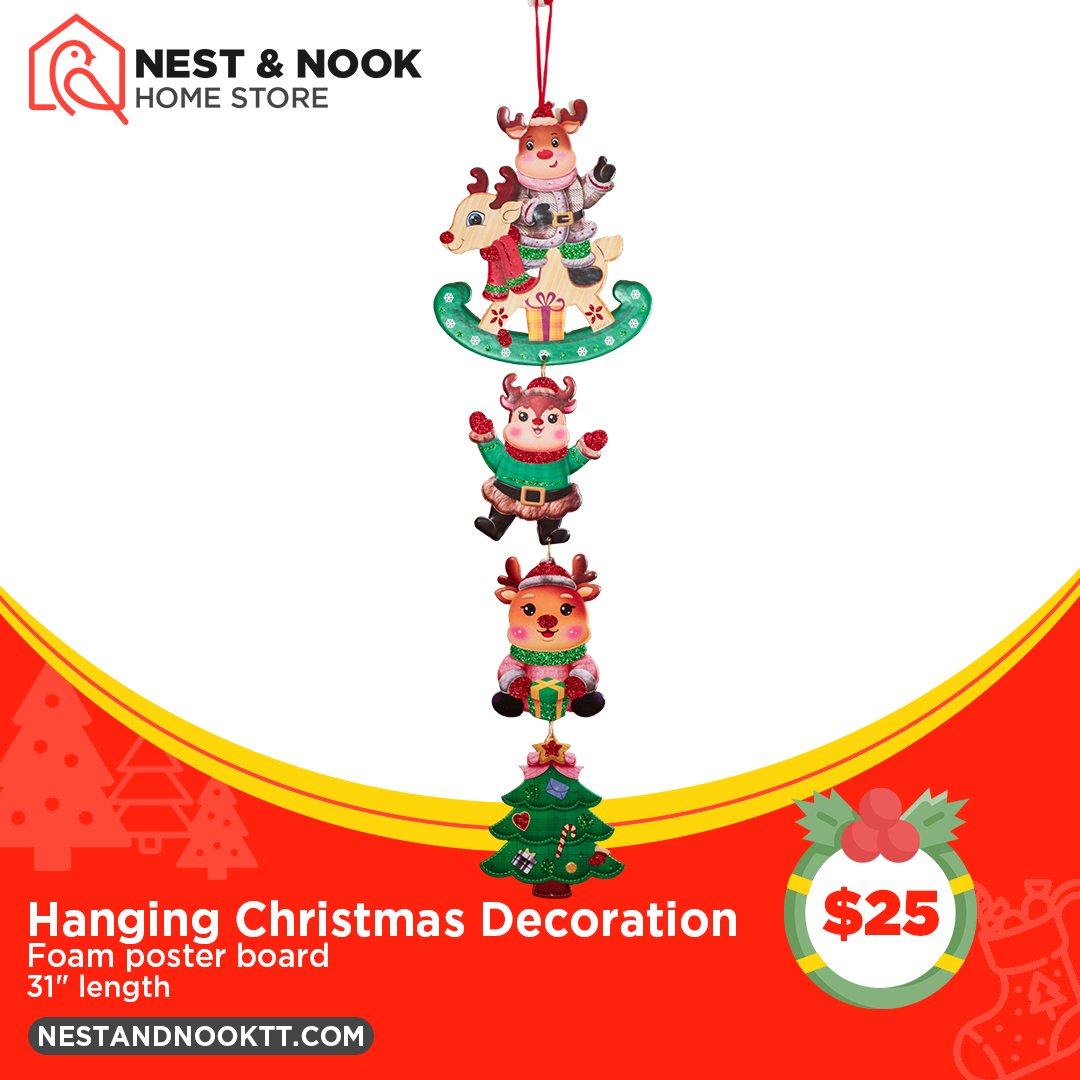 Hanging Christmas Decoration - Reindeers