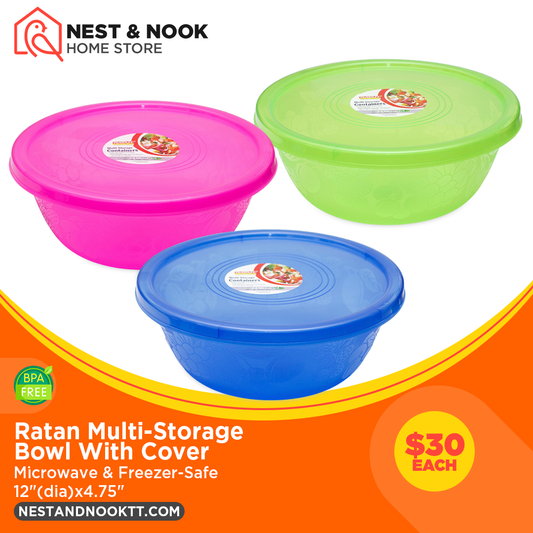 Ratan Multi-Storage Bowl With Cover