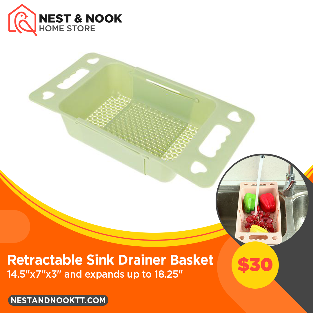 Retractable Sink Drainer Basket