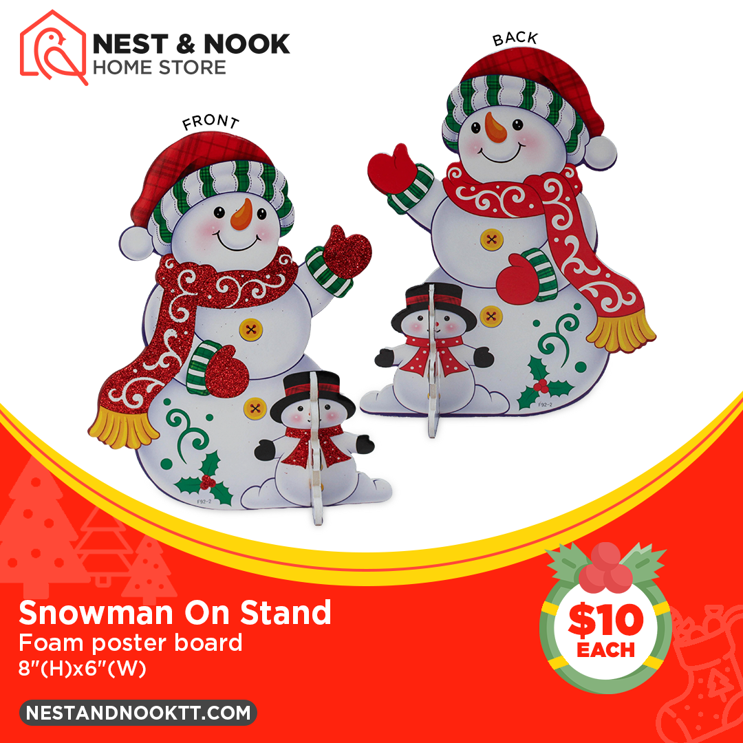 Christmas Display On Stand (Santa & Rudolph)