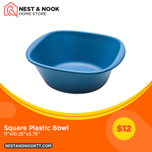 Square Plastic Bowl