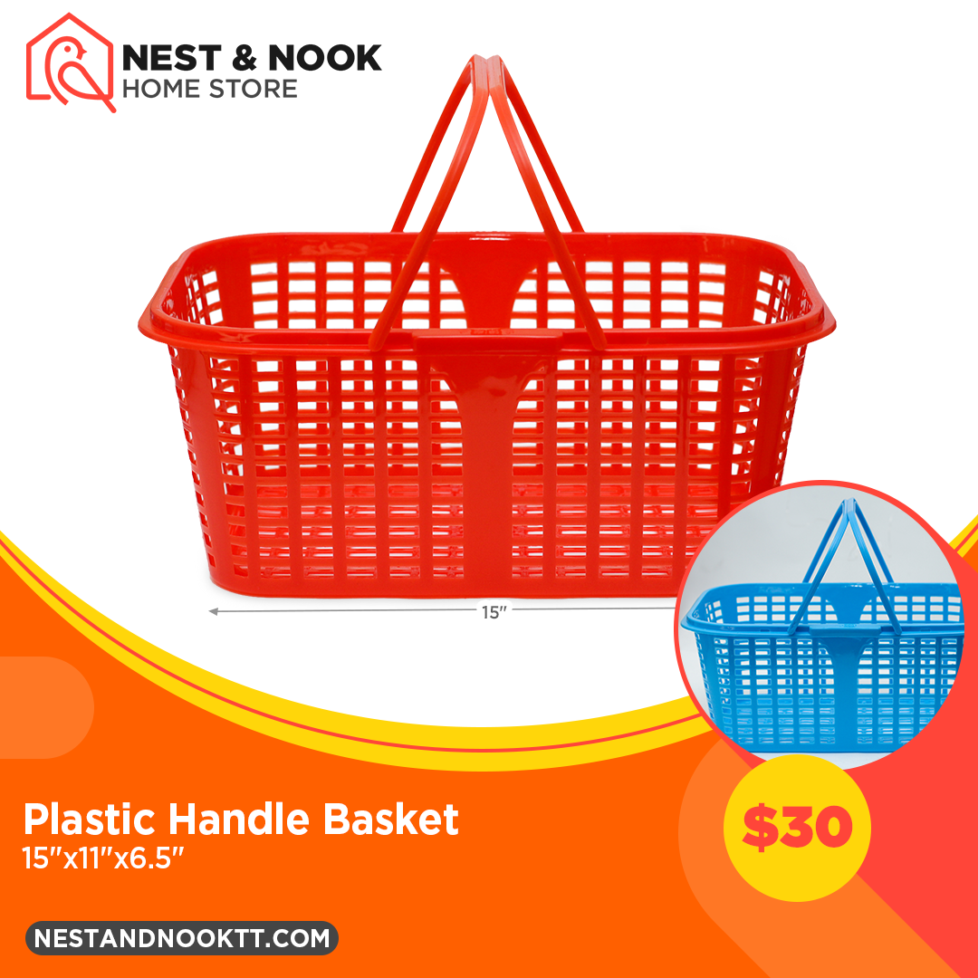 Plastic Handle Basket