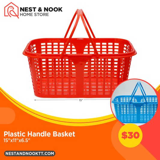 Plastic Handle Basket