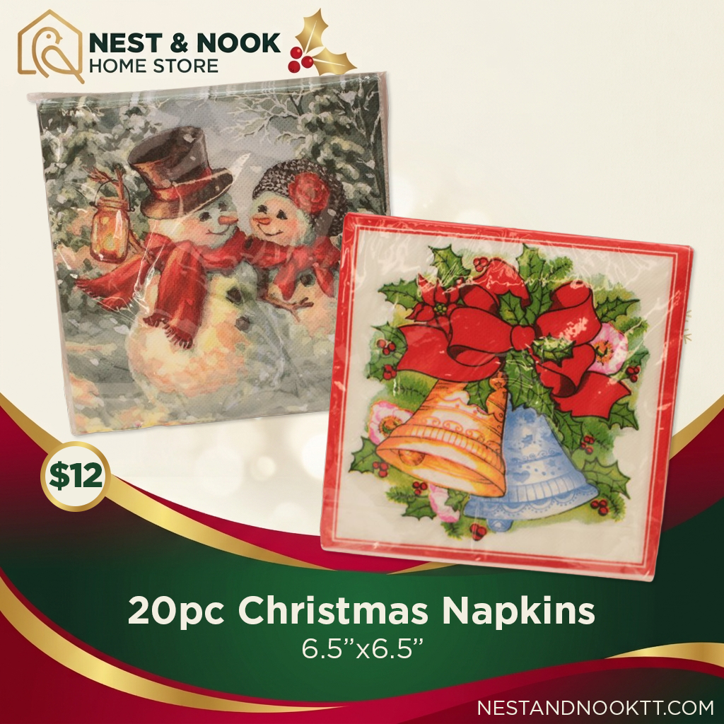 20pc Christmas Napkins