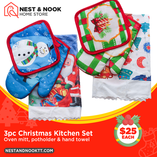3pc Christmas Kitchen Set