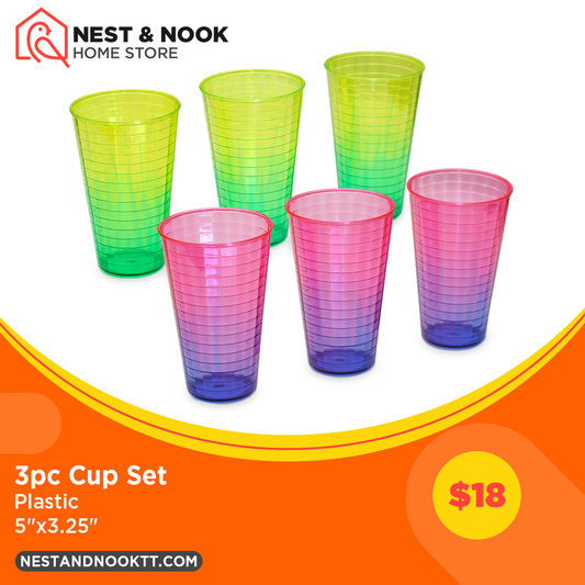3pc Cup Set