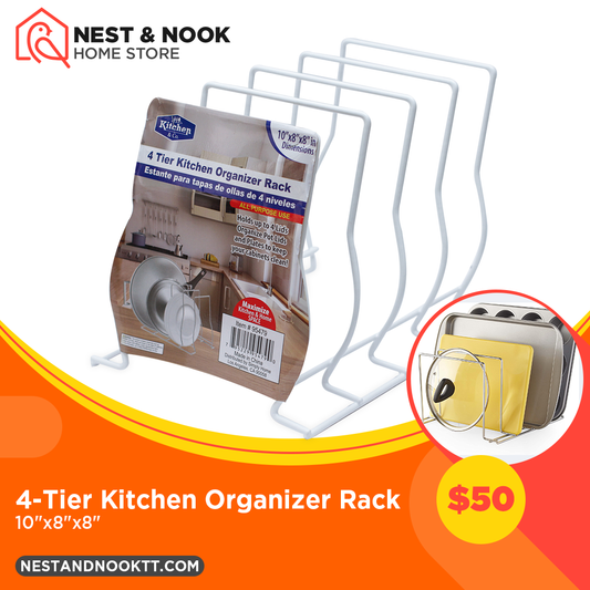 4-Tier Kitchen Organiser Rack