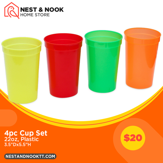 4pc Cup Set