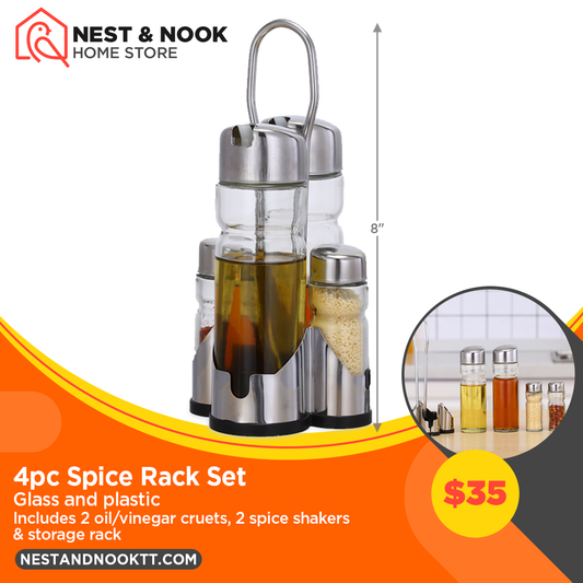 4pc Spice Rack Set