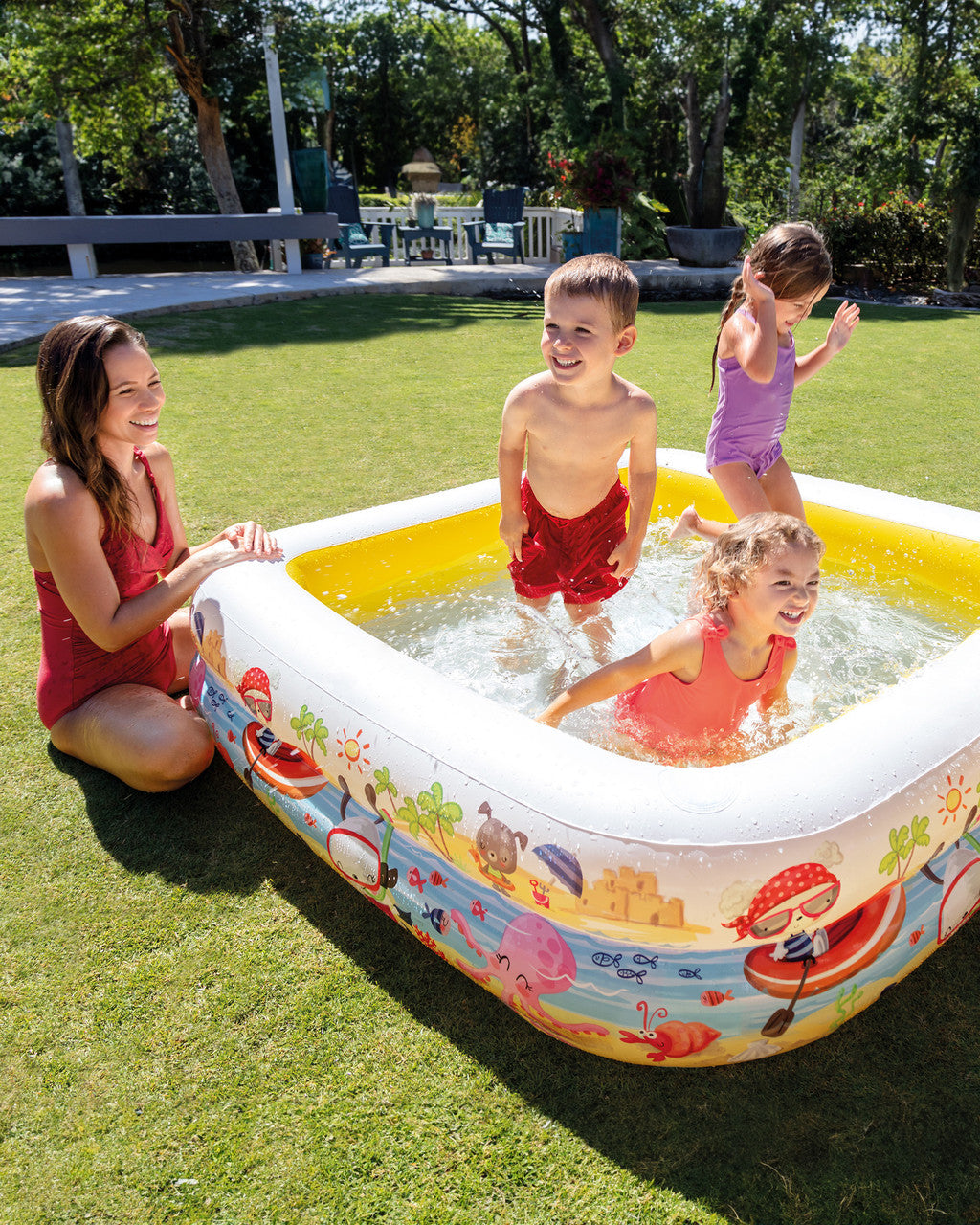 INTEX Sunshade Inflatable Kiddie Pool