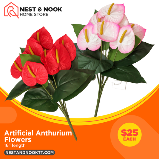 Artificial Anthurium Flowers