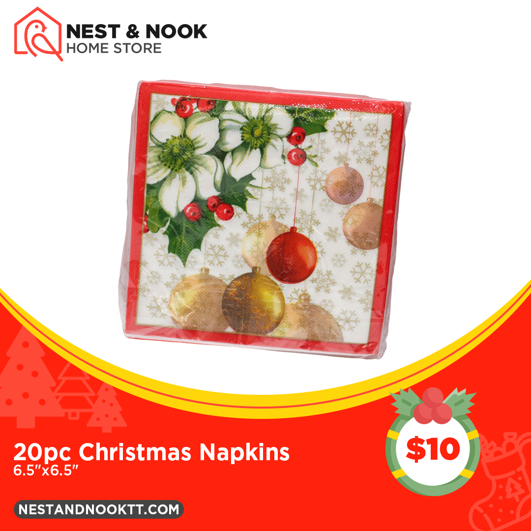 20pc Christmas Napkins