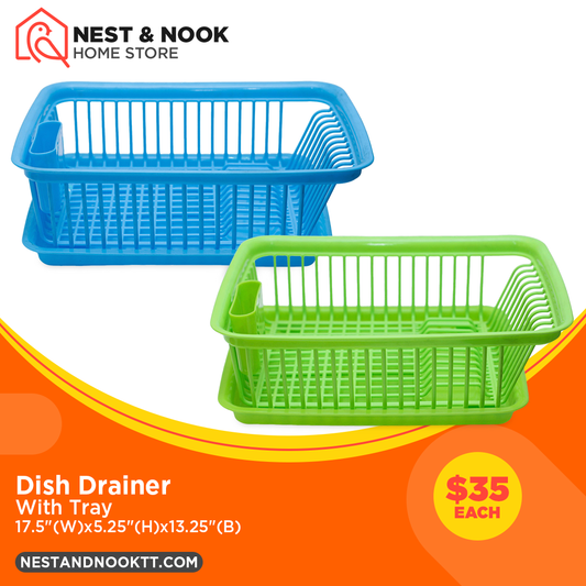 Dish Drainer with Tray