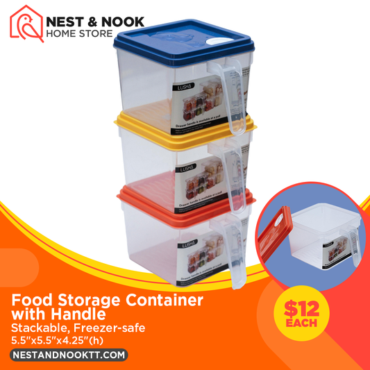 Food Storage Container with Handle