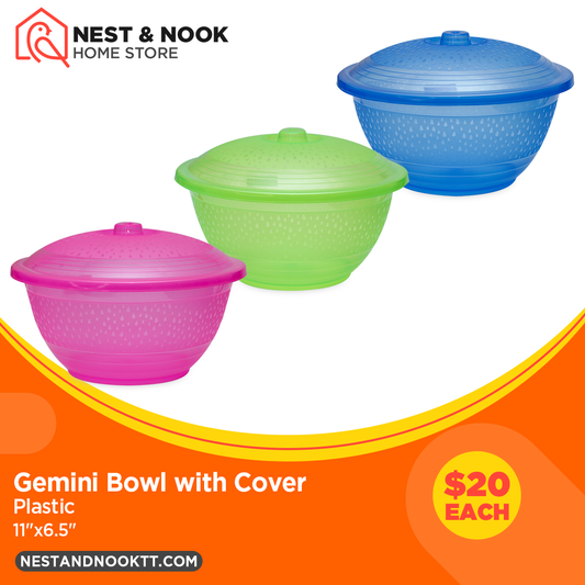 Gemini Bowl With Cover