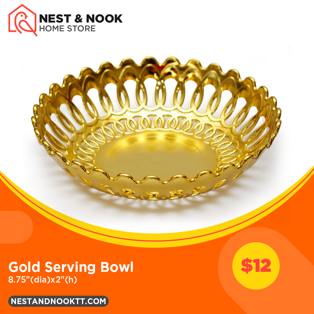 Gold Serving Bowl