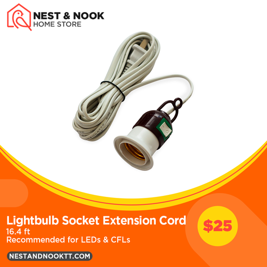 Lightbulb Socket Extension Cord