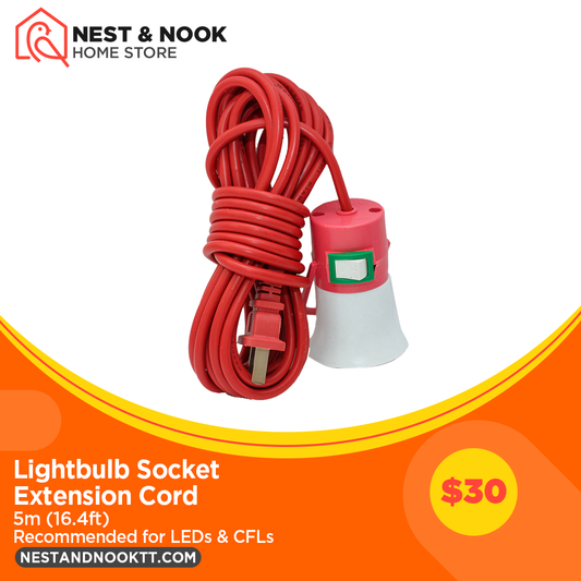 16ft Lightbulb Socket Extension Cord