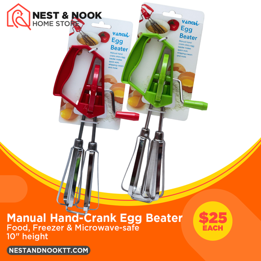 Manual Hand-Crank Egg Beater