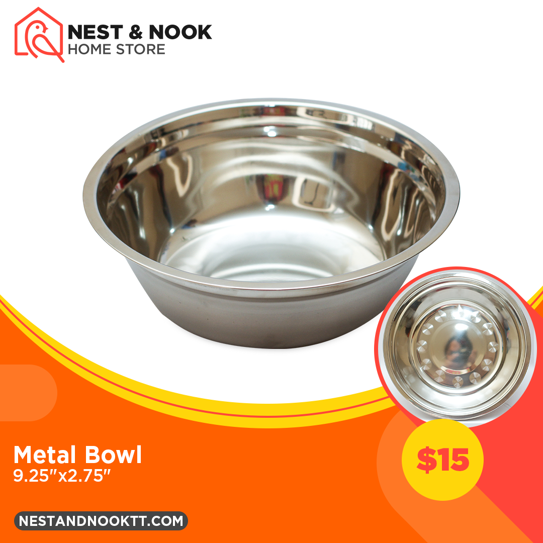 Stainless steel medium bowl basin