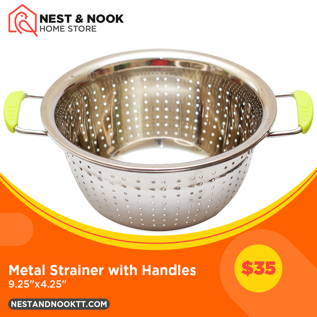 Metal Strainer with Handles