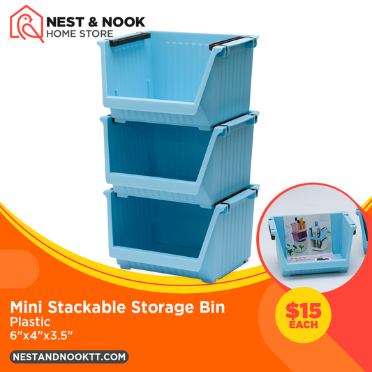 Mini Stackable Storage Bin