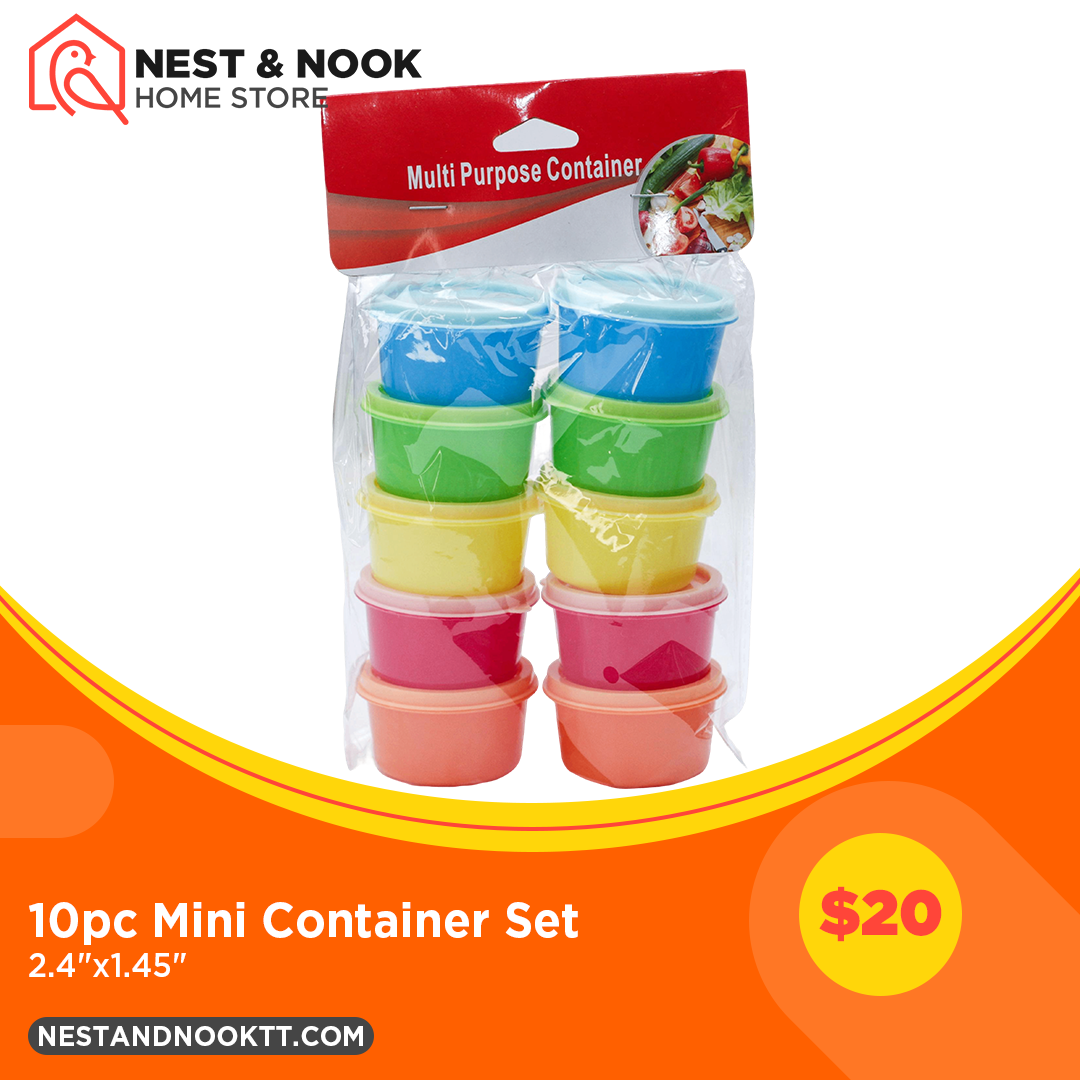 10pc Mini Container Set