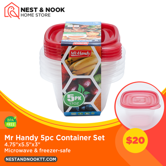 Mr Handy 5pc Container Set