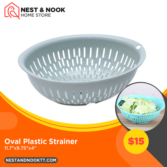 Oval Plastic Strainer