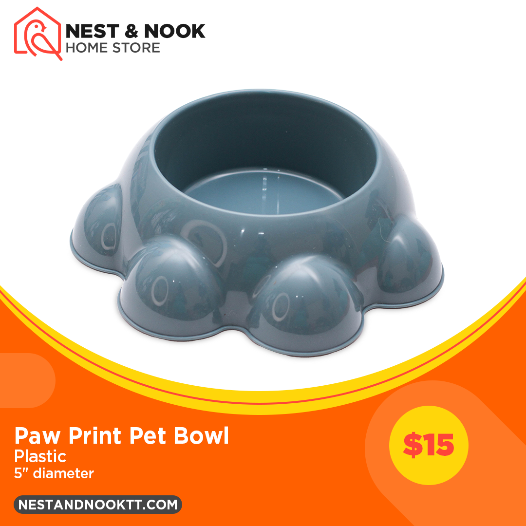 Paw Print Pet/ Cat Bowl