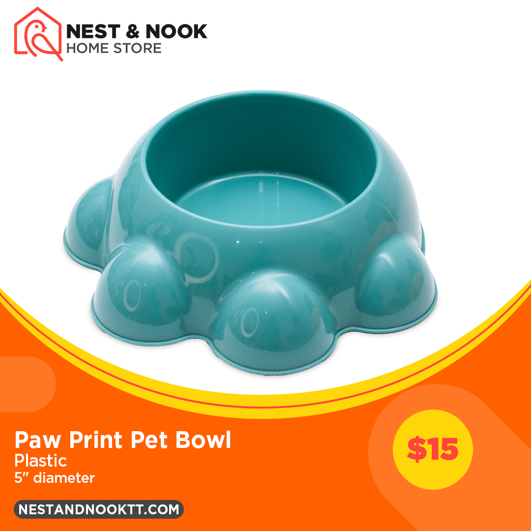 Paw Print Pet/ Cat Bowl