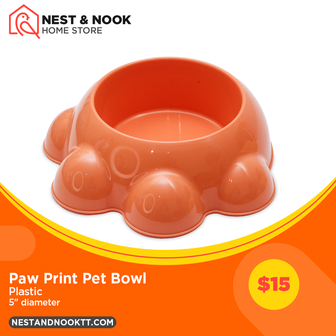 Paw Print Pet/ Cat Bowl