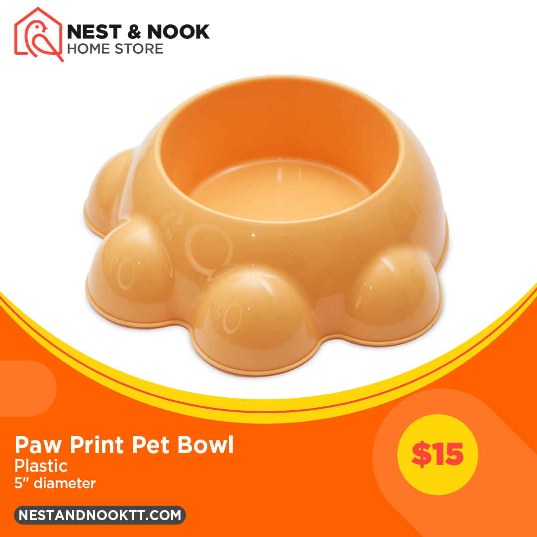 Paw Print Pet/ Cat Bowl