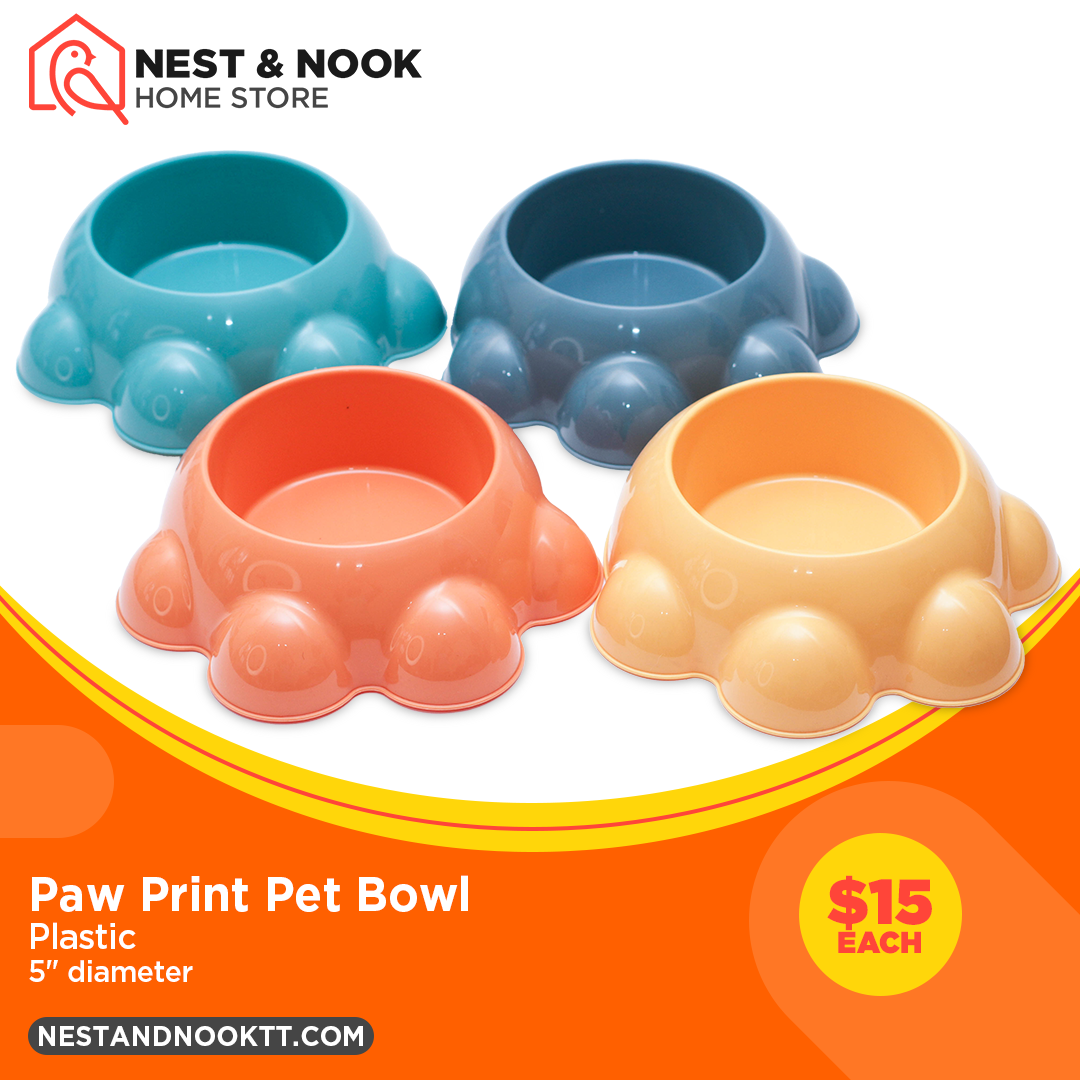 Paw Print Pet/ Cat Bowl