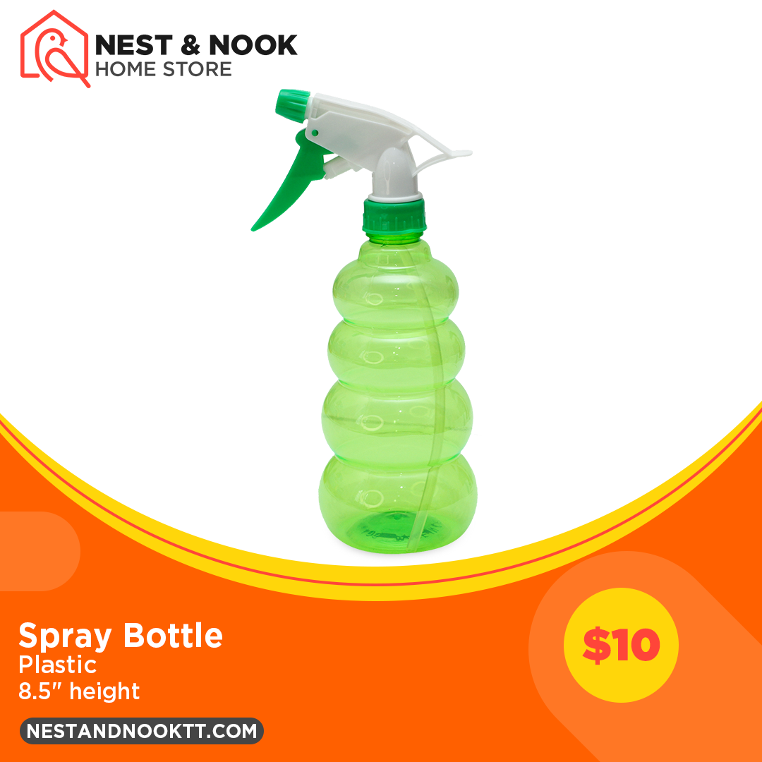 Plastic green spray bottle