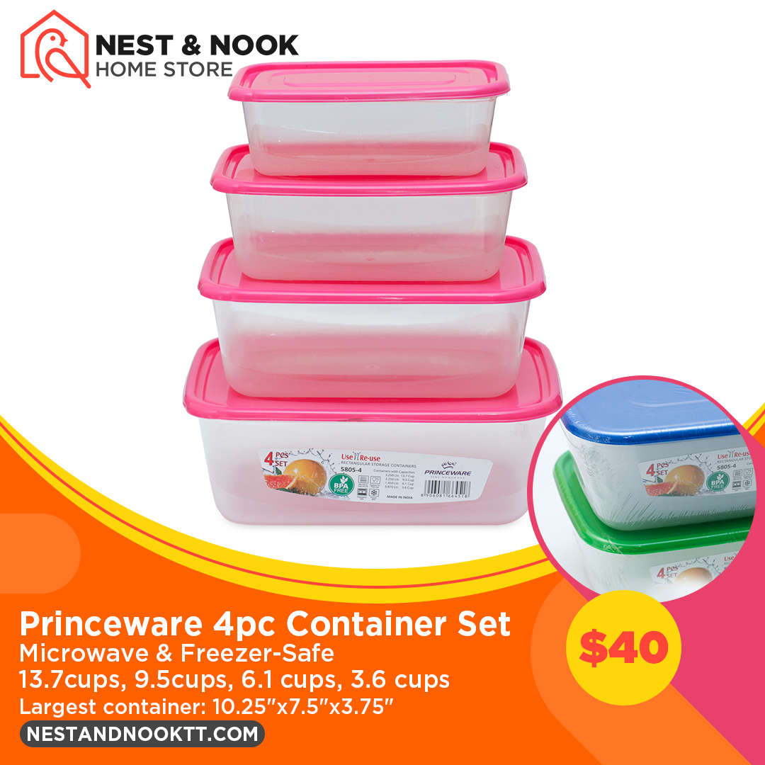 Princeware 4pc Container Set