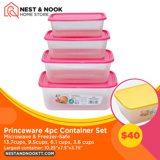 Princeware 4pc Container Set