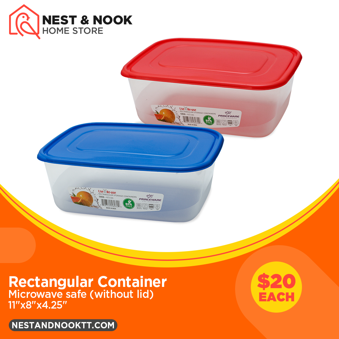 Rectangular Nest Machine Rectangle Container – Nest & Nook Home Store
